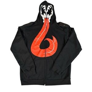 Kiss Black and Red Hoodie